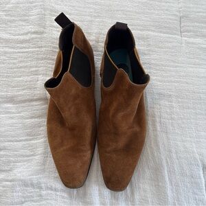 a. testoni Brown Suede Chukka Boots